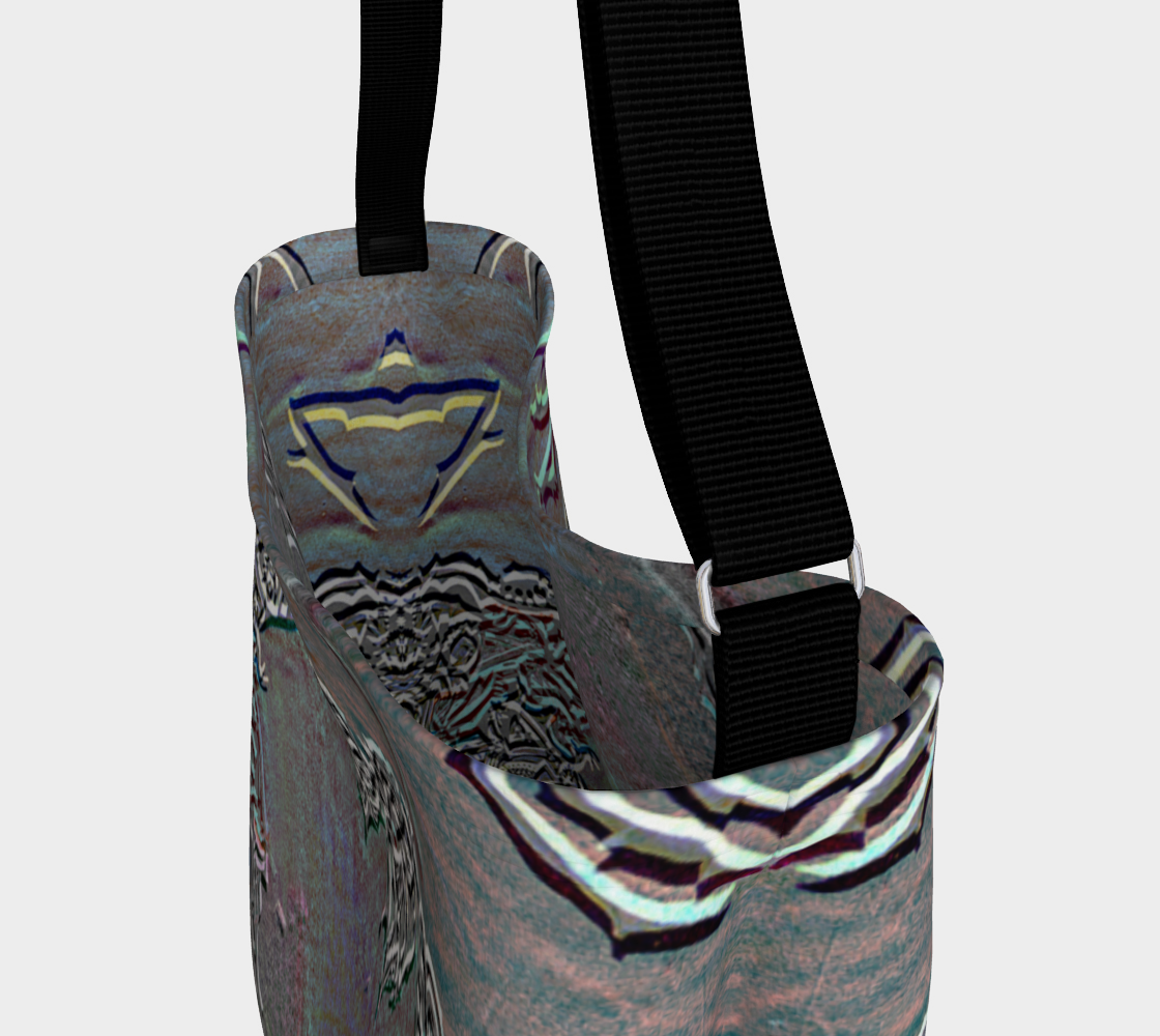 Sac de transport gris à la Tiktok