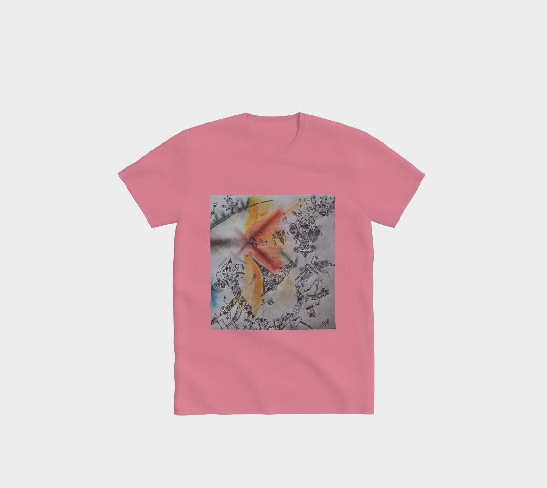 T-shirt unisexe avec dessin original et stylé - Le désert des soupirs éveillés