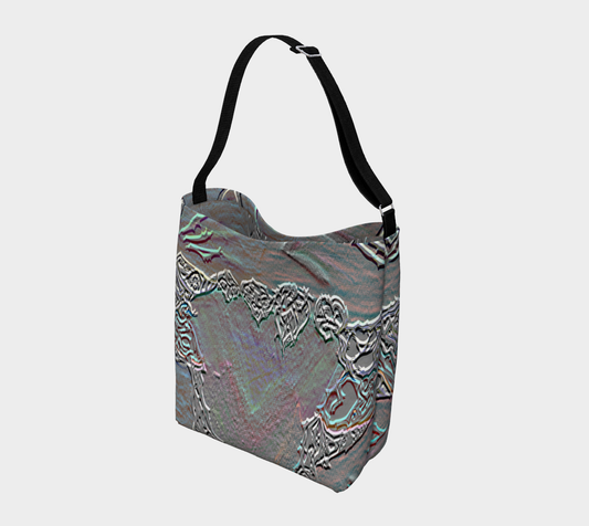 Sac de transport gris à la Tiktok
