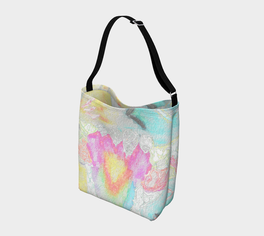 Sac de transport aux couleurs pastels délicates et élégantes