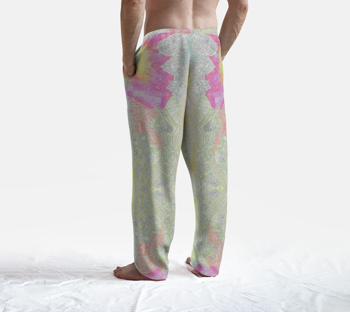 Pantalon aux couleurs pastels, délicates et élégantes