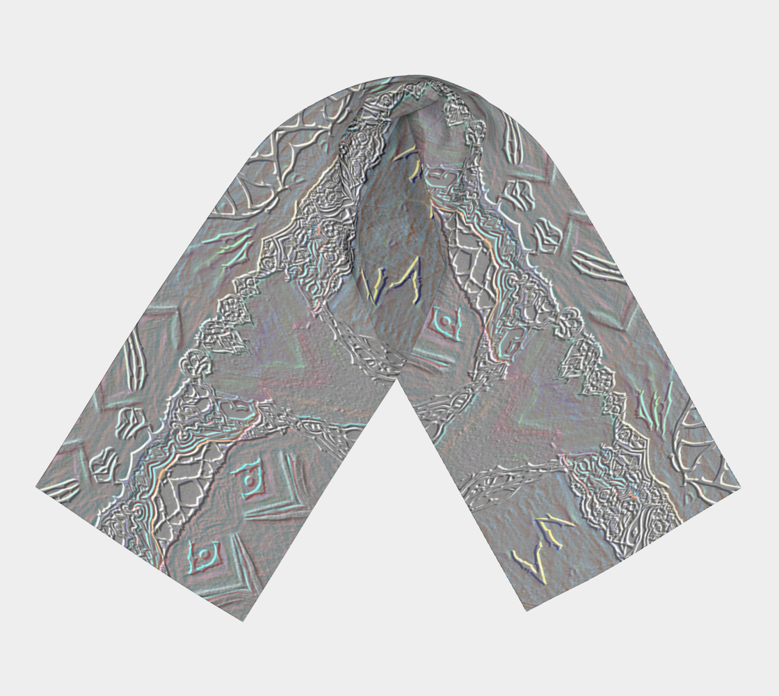 Foulard gris à la Tiktok