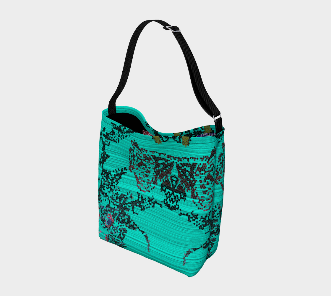 Sac coloré en bandoulière bleu aux couleurs assumées