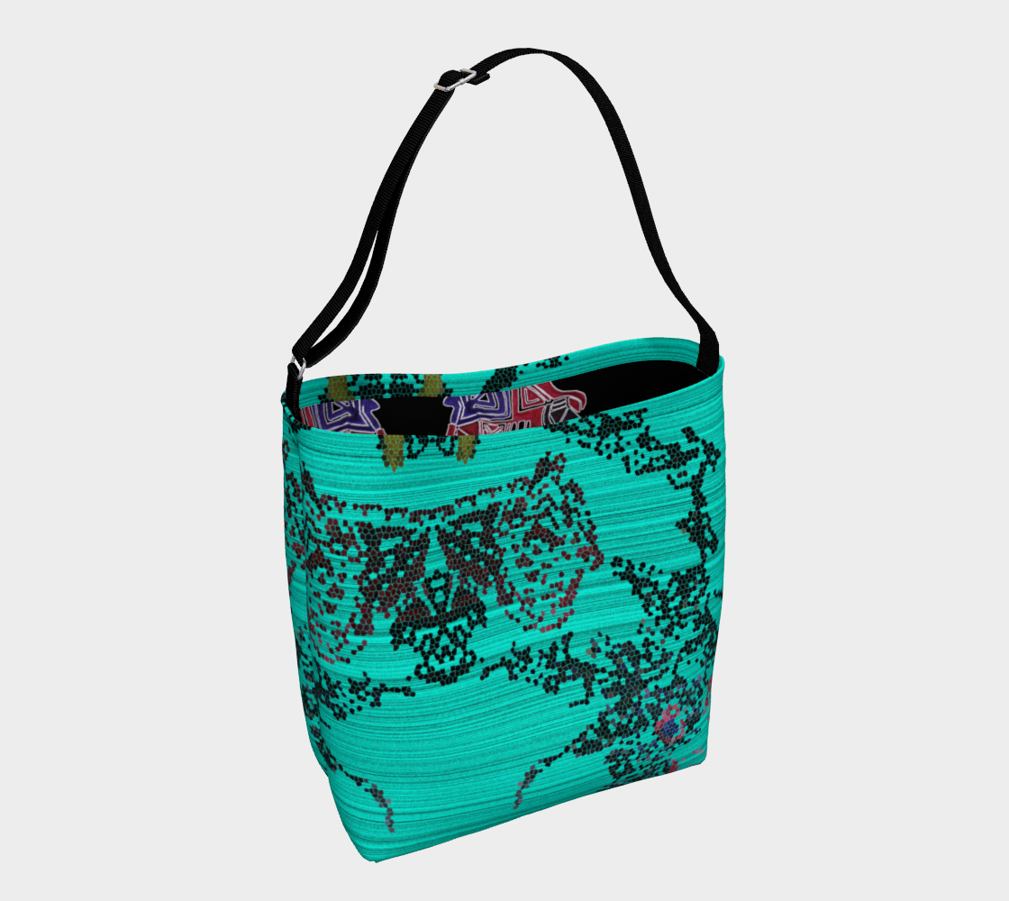 Sac coloré en bandoulière bleu aux couleurs assumées