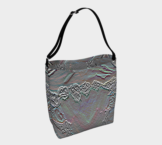 Sac de transport gris à la Tiktok