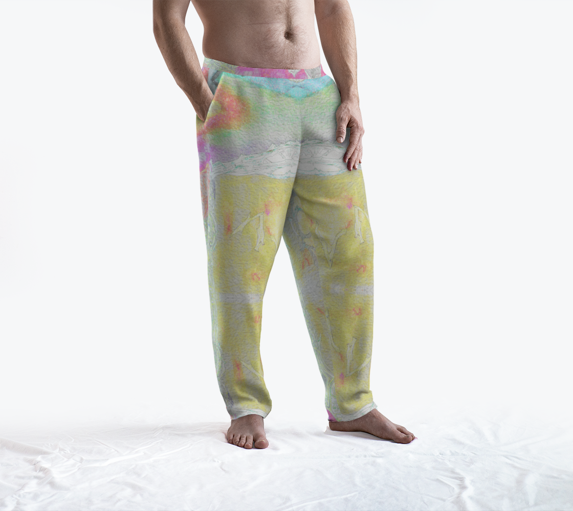 Pantalon aux couleurs pastels, délicates et élégantes