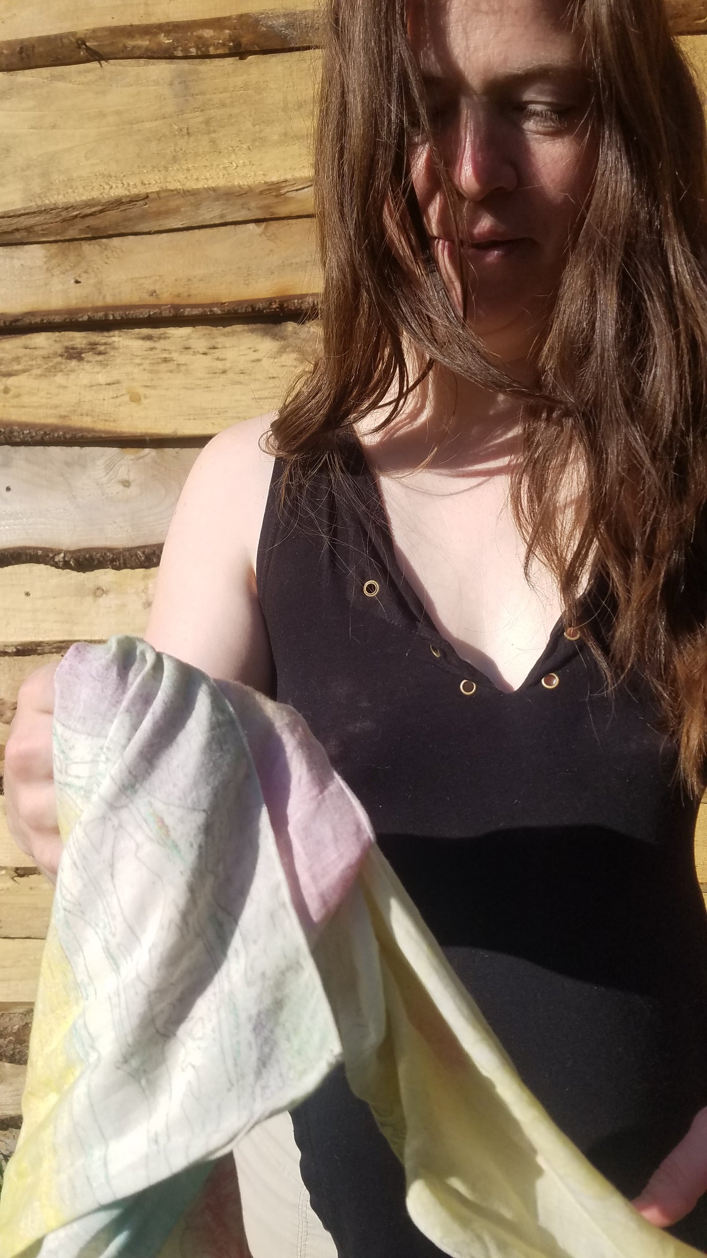 Foulard original aux couleurs pastels élégantes et délicates