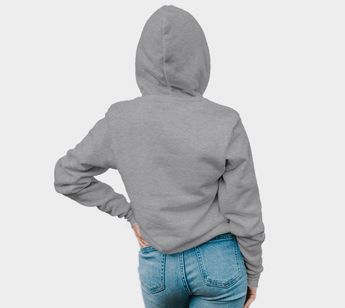 Coton ouaté - sweat à capuche unisexe - avec dessin original, Le désert des soupirs éveillés