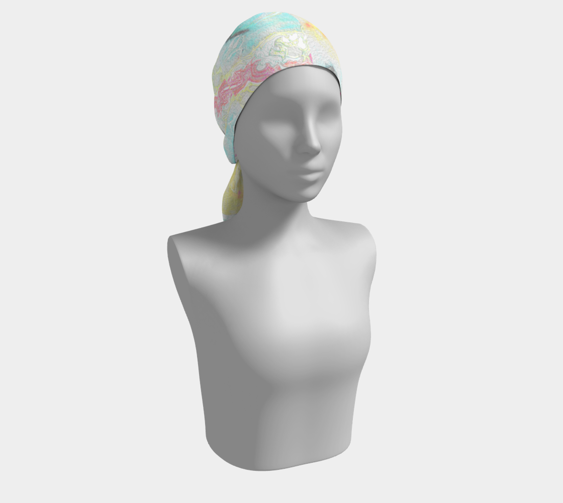 Foulard original aux couleurs pastels élégantes et délicates