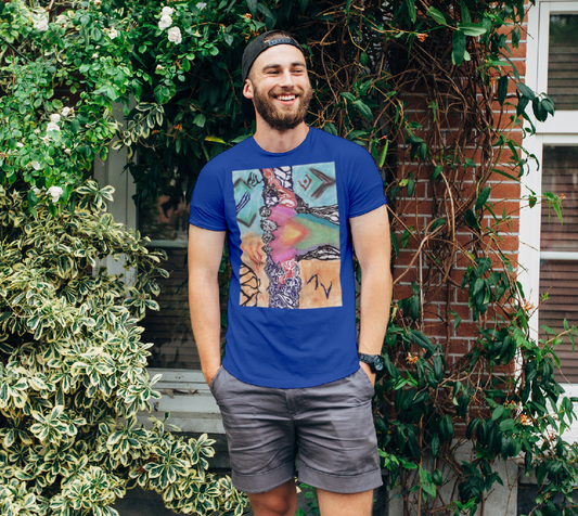 T-shirt unisexe avec dessin original et stylé - Bâton de pouvoir