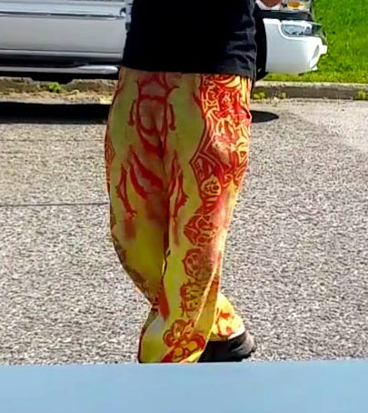Pantalon lounge de feu et d'automne